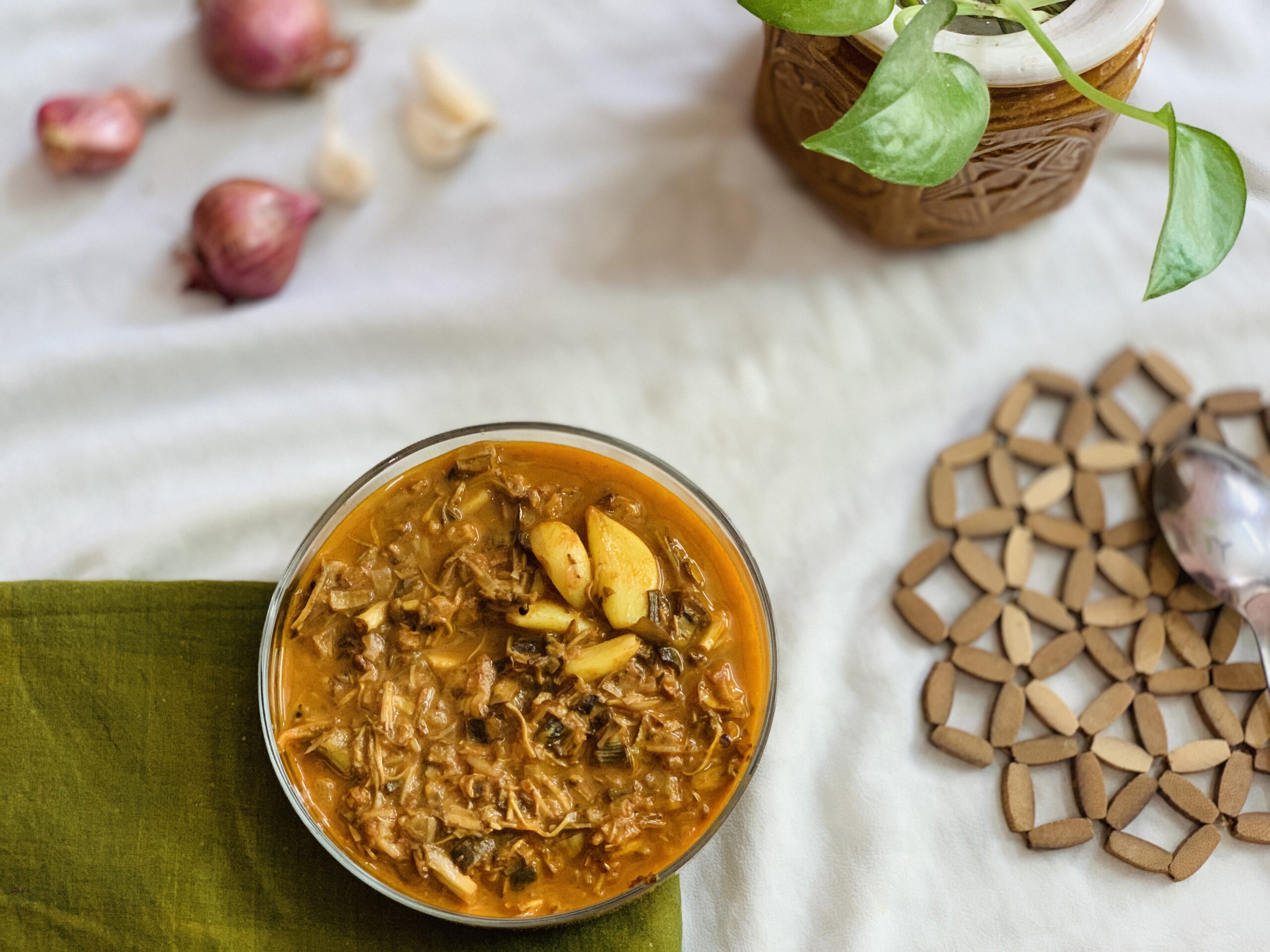 Banana Flower Tamarind Curry The Pepper Spoon